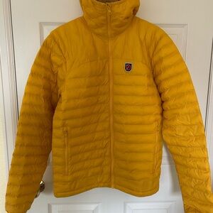 Fjallraven expedition down Jacket yellow